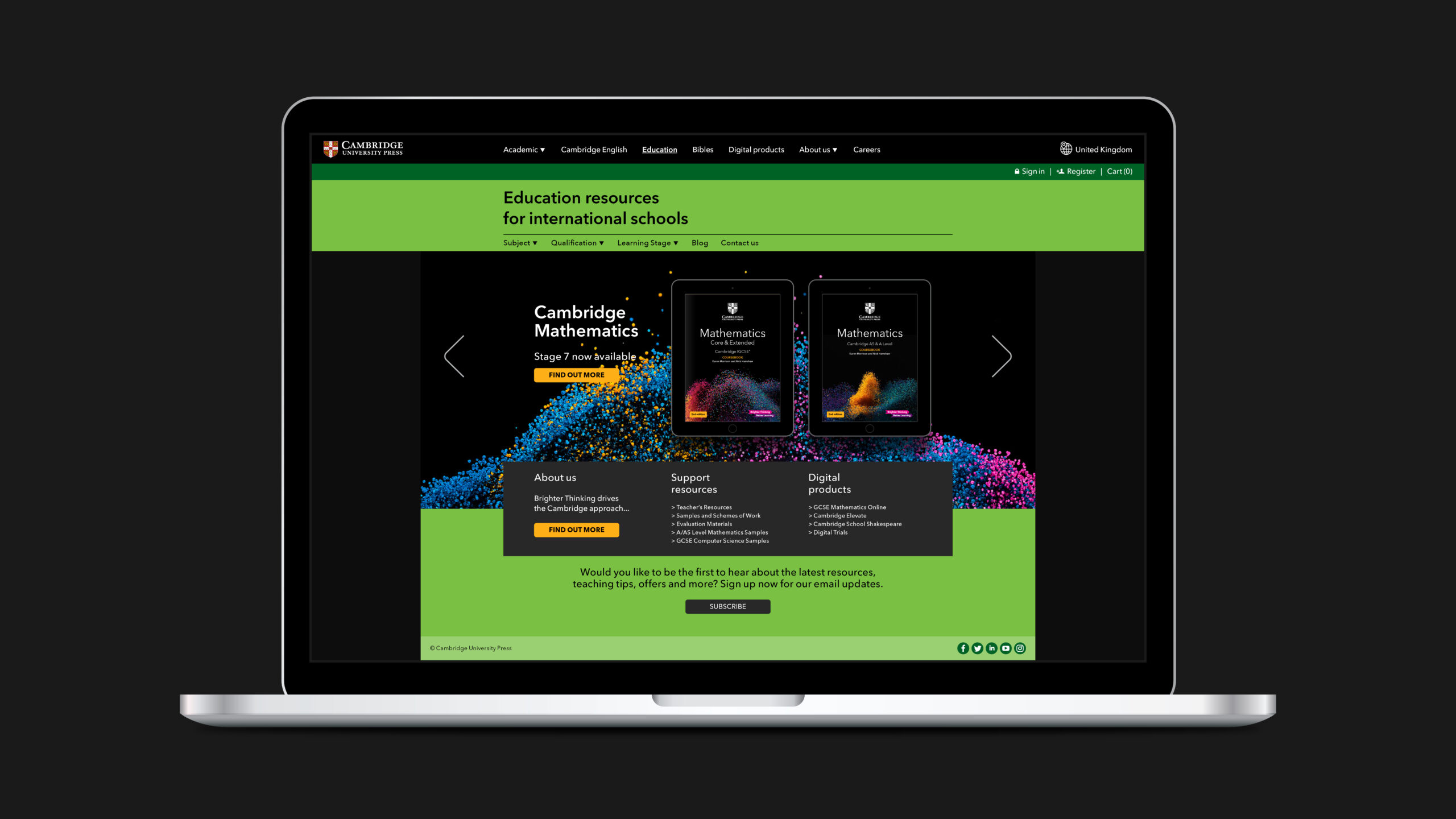Cambridge University Press → Brand refresh