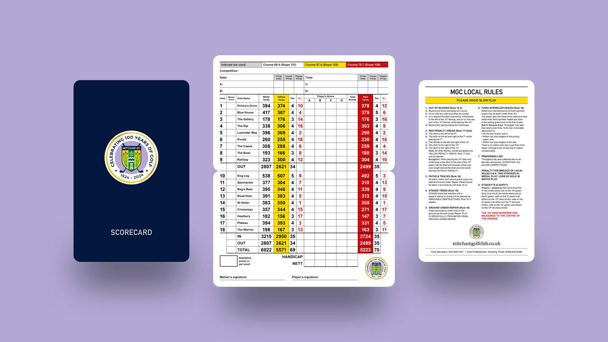 Mitcham Golf Club → Centenary emblem